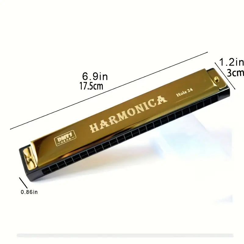 24 Hole Harmonica Mouth Metal Organ Cheap Sale Get Authentic