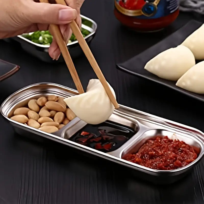 4-Piece Set: Stainless Steel Sauce Dish Discount Big Sale