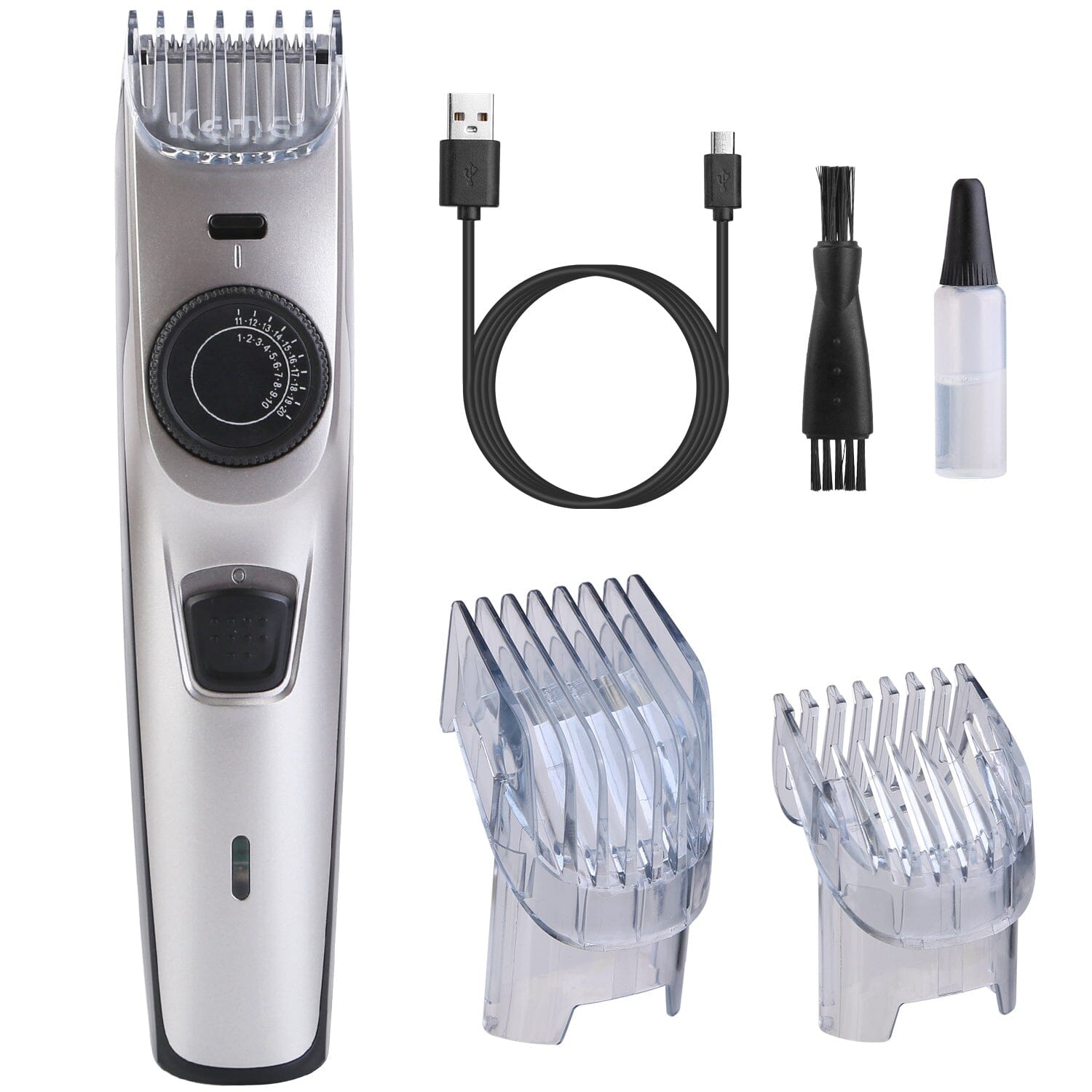 Cordless Beard Trimmer USB Rechargeable Beard Grooming Kit Outlet Shop