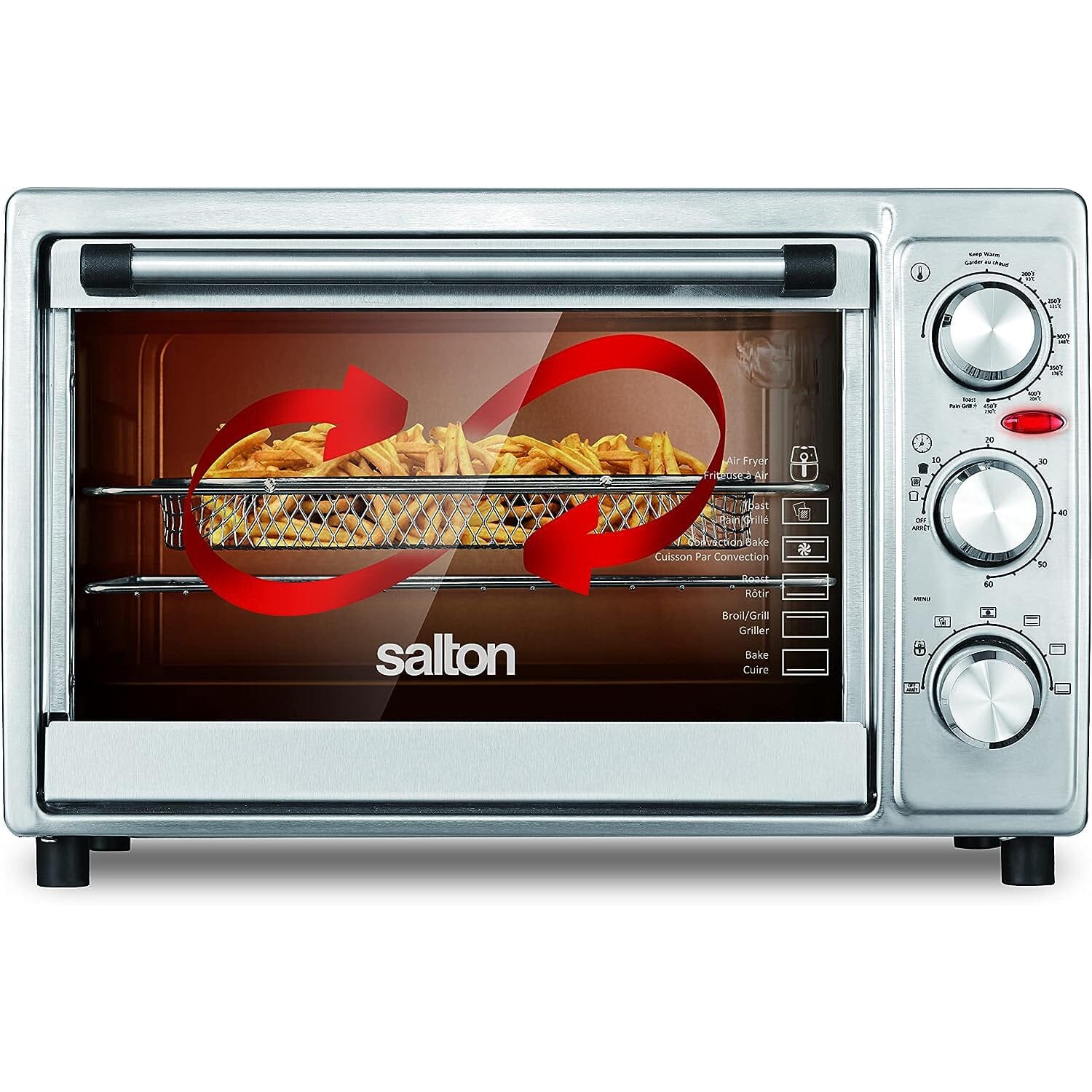 Salton Stainless Steel Air Fryer Toaster Oven Where To Buy Low Pice