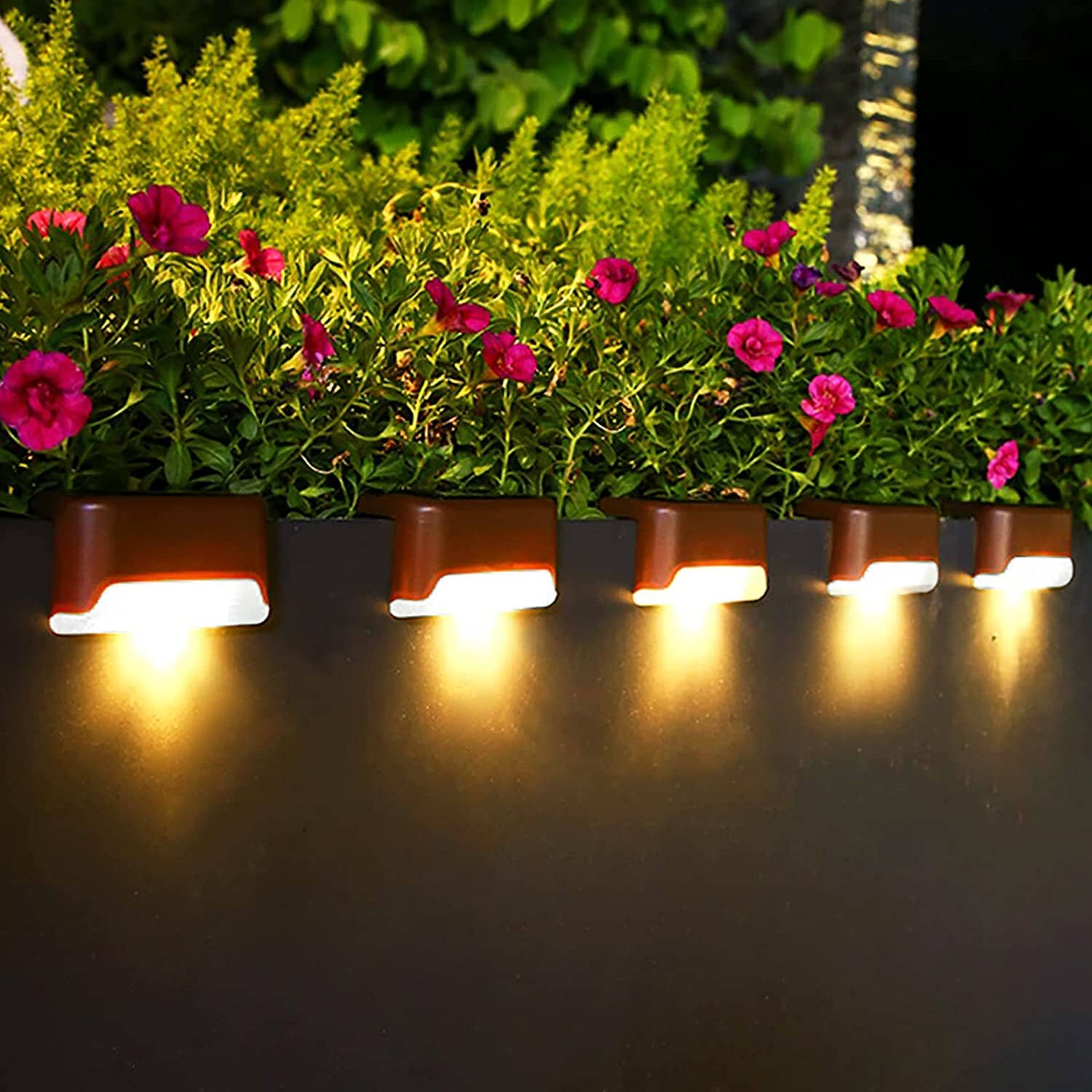 8-Pack: Solar LED Deck & Step Lights Cheap Pice Free Shipping