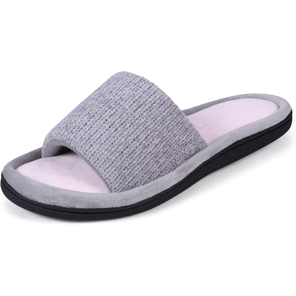 Roxoni Women Slippers Soft Open Toe Slide, Indoor Outdoor Rubber Sole Free Shipping New Styles