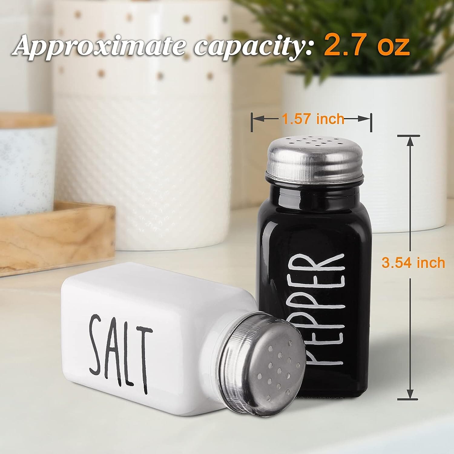 2-Pieces Set: Salt and Pepper Shakers Set Geniue Stockist For Sale