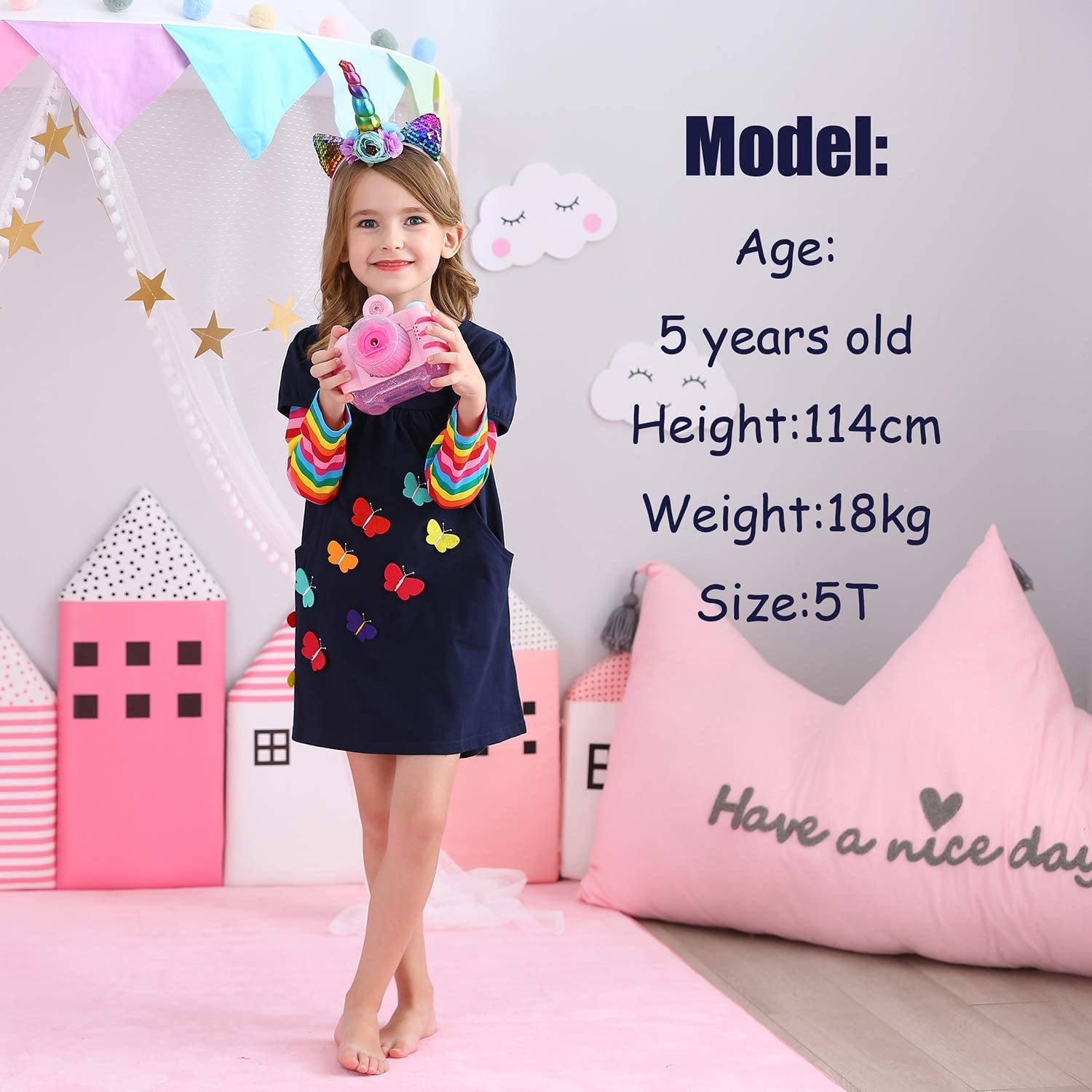 Winter Toddler Girl Long Sleeve Dress Discount Best Seller