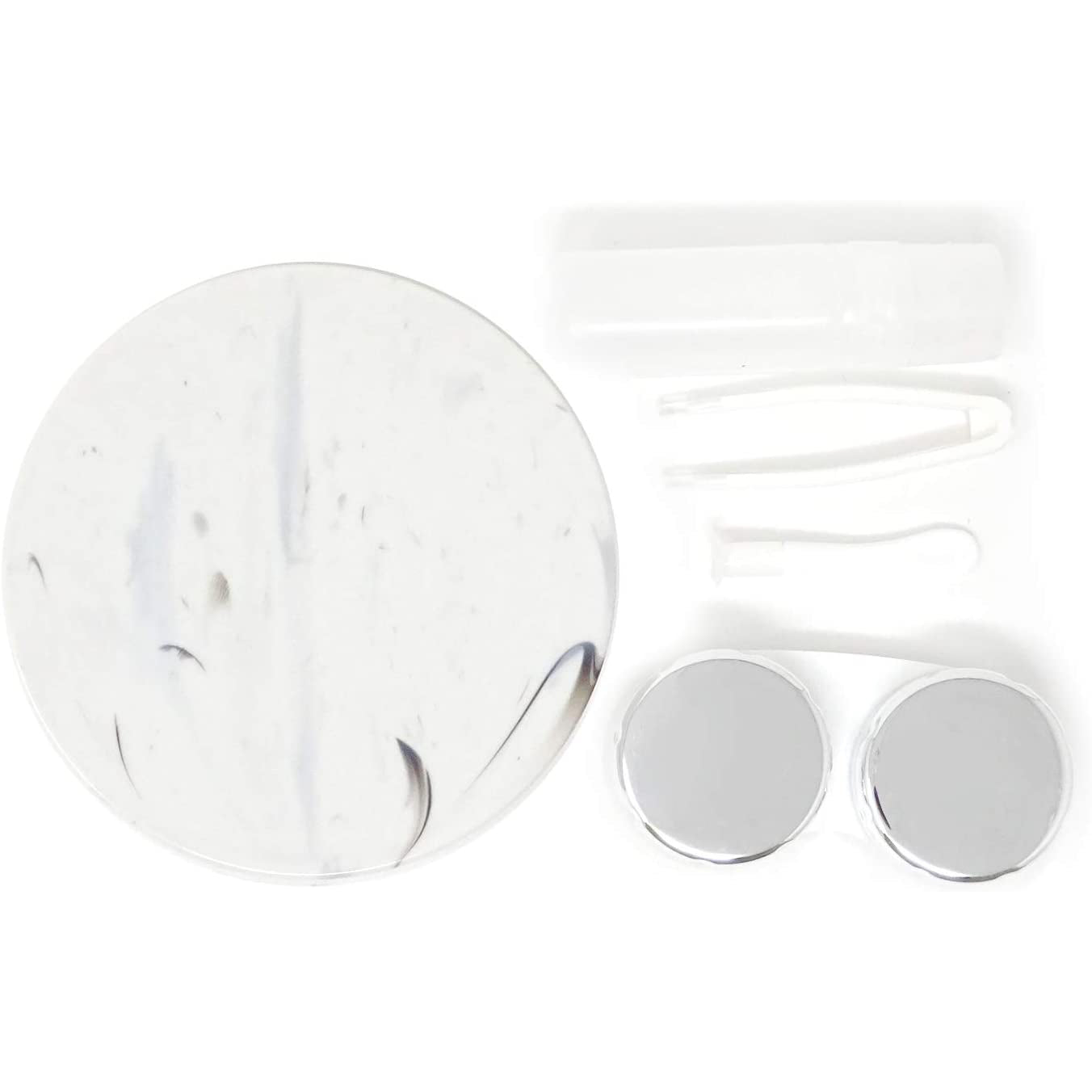 Honbay Fashion Marble Contact Lens Case with Mirror Choice For Sale