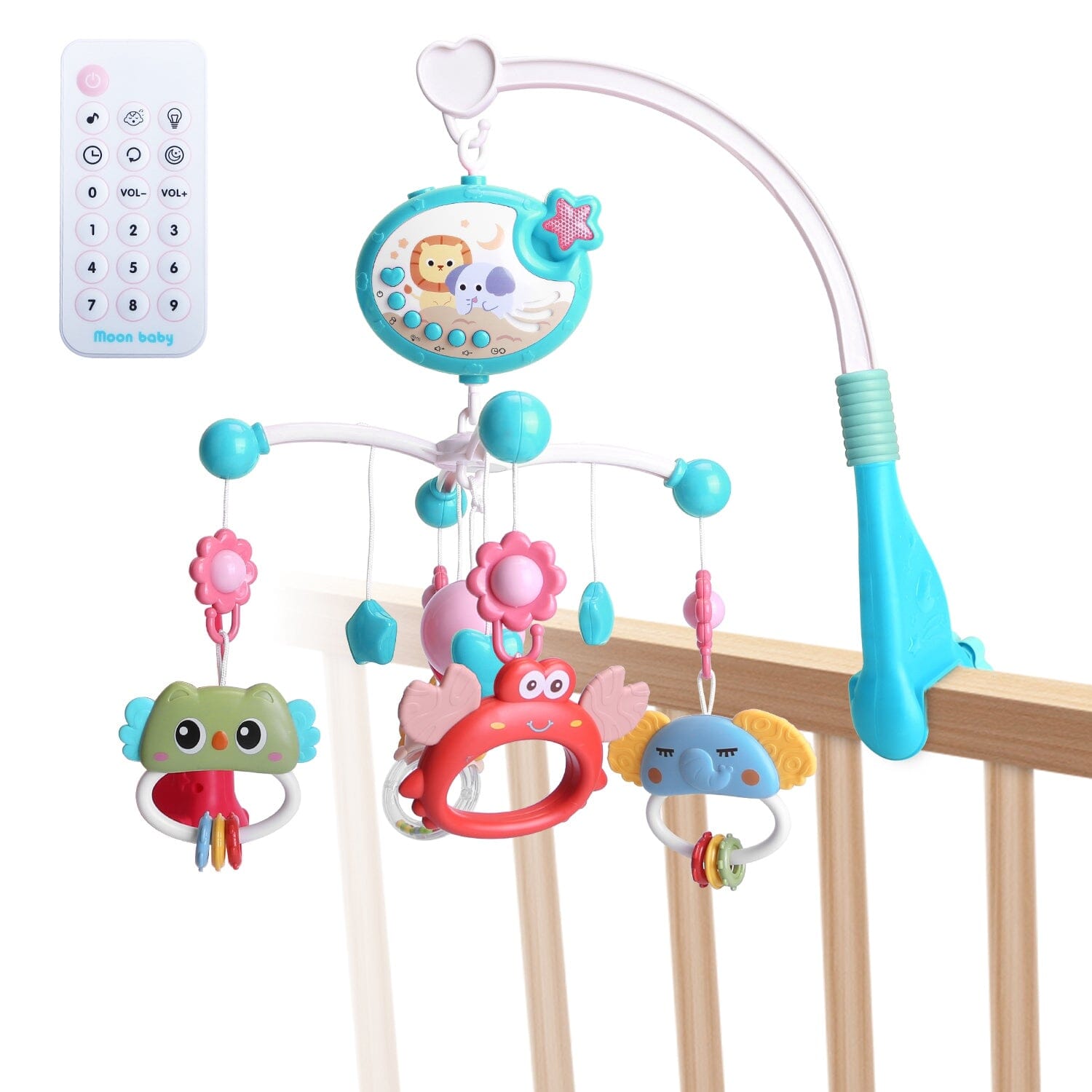Baby Musical Crib Bed Bell Rotating Mobile Star Projection Inexpensive Cheap Online