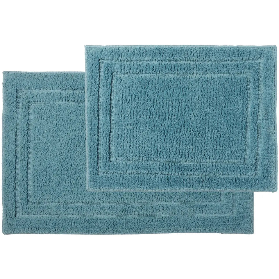 2-Piece: Bibb Home Microfiber Shag Bath Mat Set Buy Cheap Low Shipping Fee