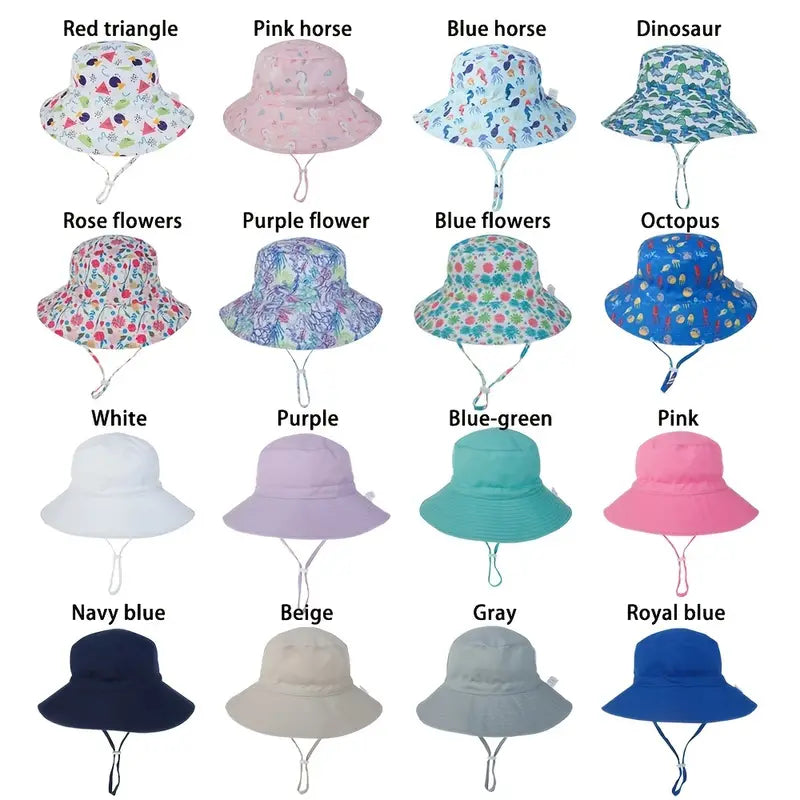 Summer Baby Anti UV Bucket Cap Free Shipping Genuine