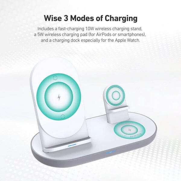 Aircore 3-in-1 Wireless Charging Station Stand Clearance In China