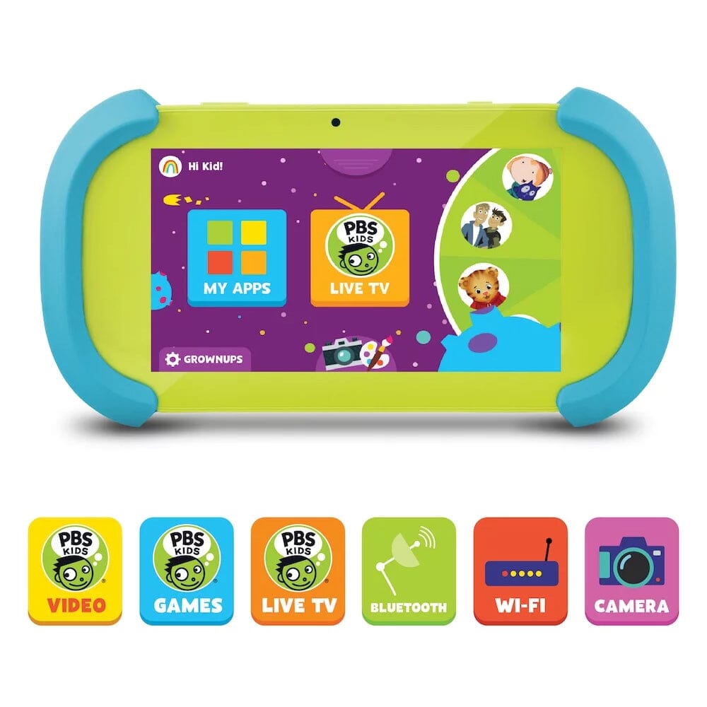 PBS Kids Playtime Pad+ 7 PBSKD7001 HD Touchscreen Kid-Safe Tablet + Live TV with Android The Best Store To Get