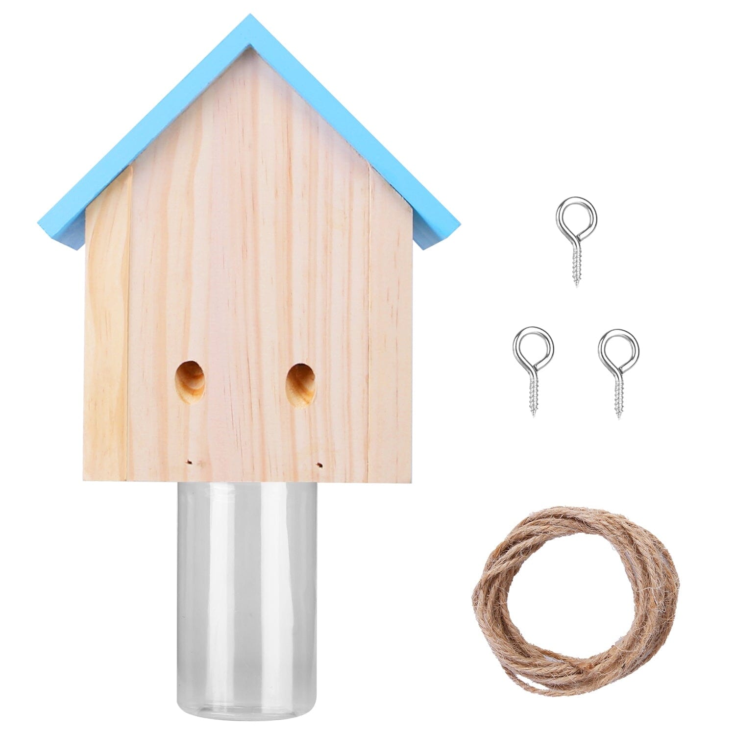 Wood Carpenter Bee Trap Outdoor Natural Pine Wood Comfortable Cheap Online