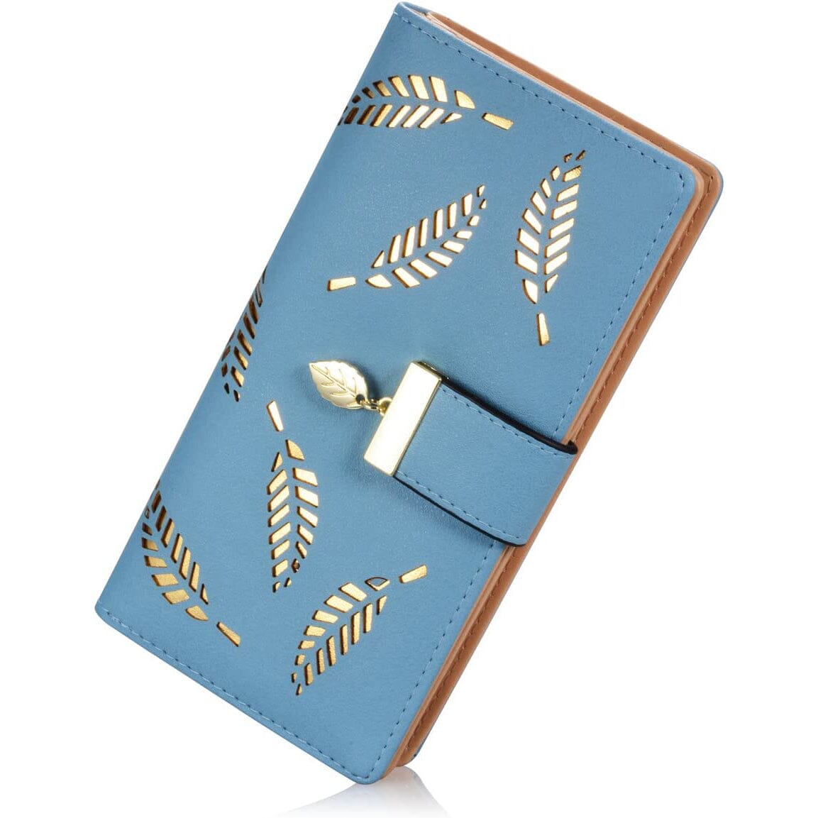 Sweet Cute Women's Long Leaf Bifold Wallet Cheap Sale Collections