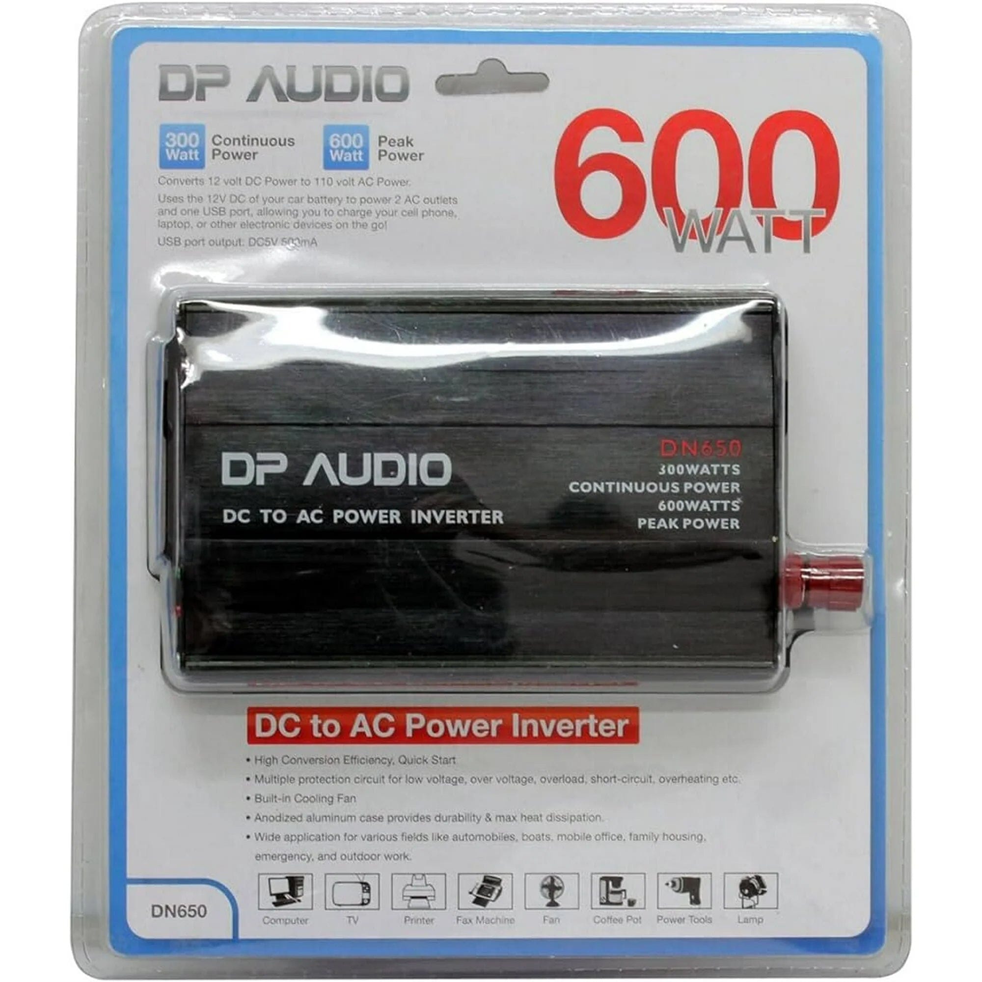 DP Audio DN650 600-Watts DC to AC Power Inverter Clearance Recommend