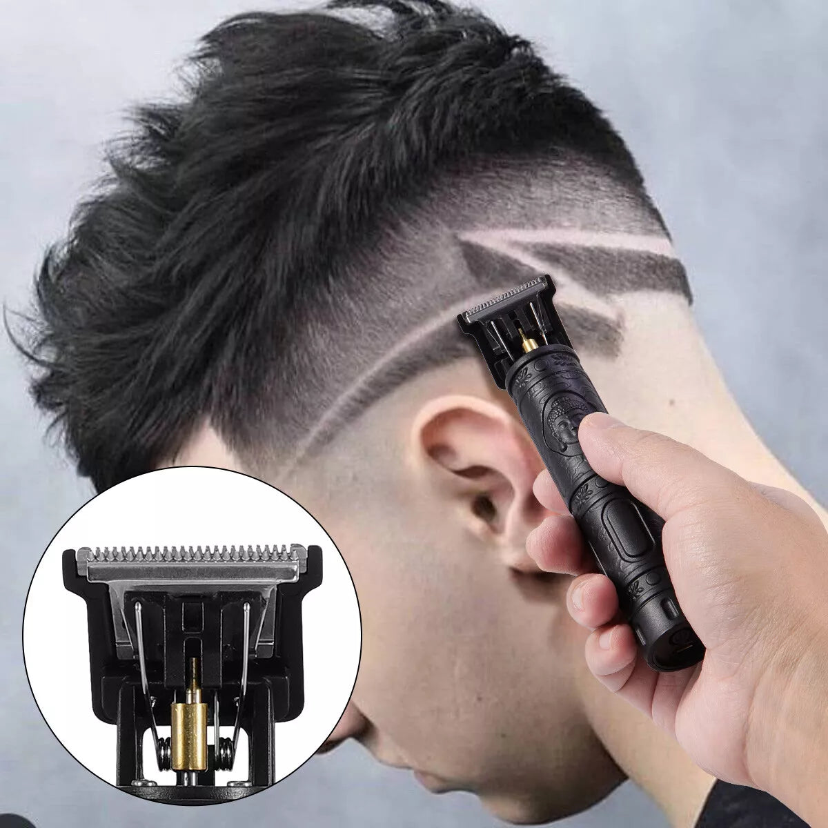 Pro Zero Gapped Cordless T-Outliner Hair Clipper Electric Trimmer Kit Wireless Free Shipping Shop