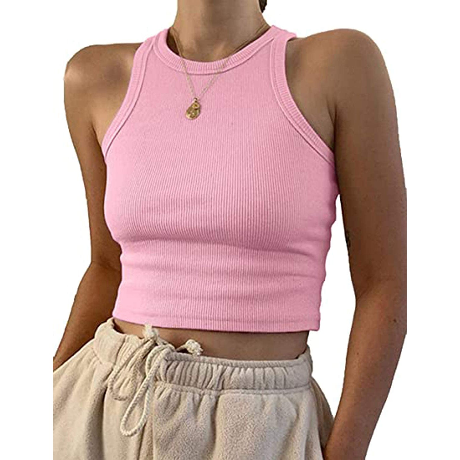 Womens Basic Sleeveless Tank Top Very Cheap