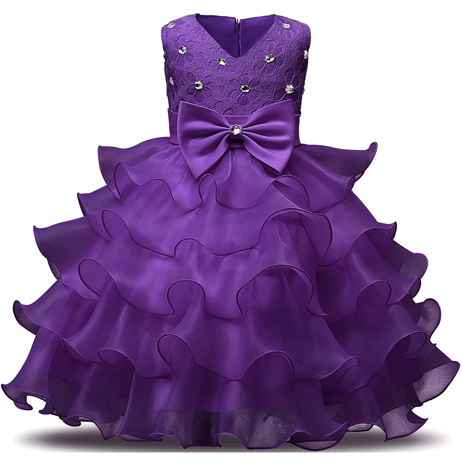 Girl Dress Kids Ruffles Lace Party Wedding Gown 2025 Cheap Online