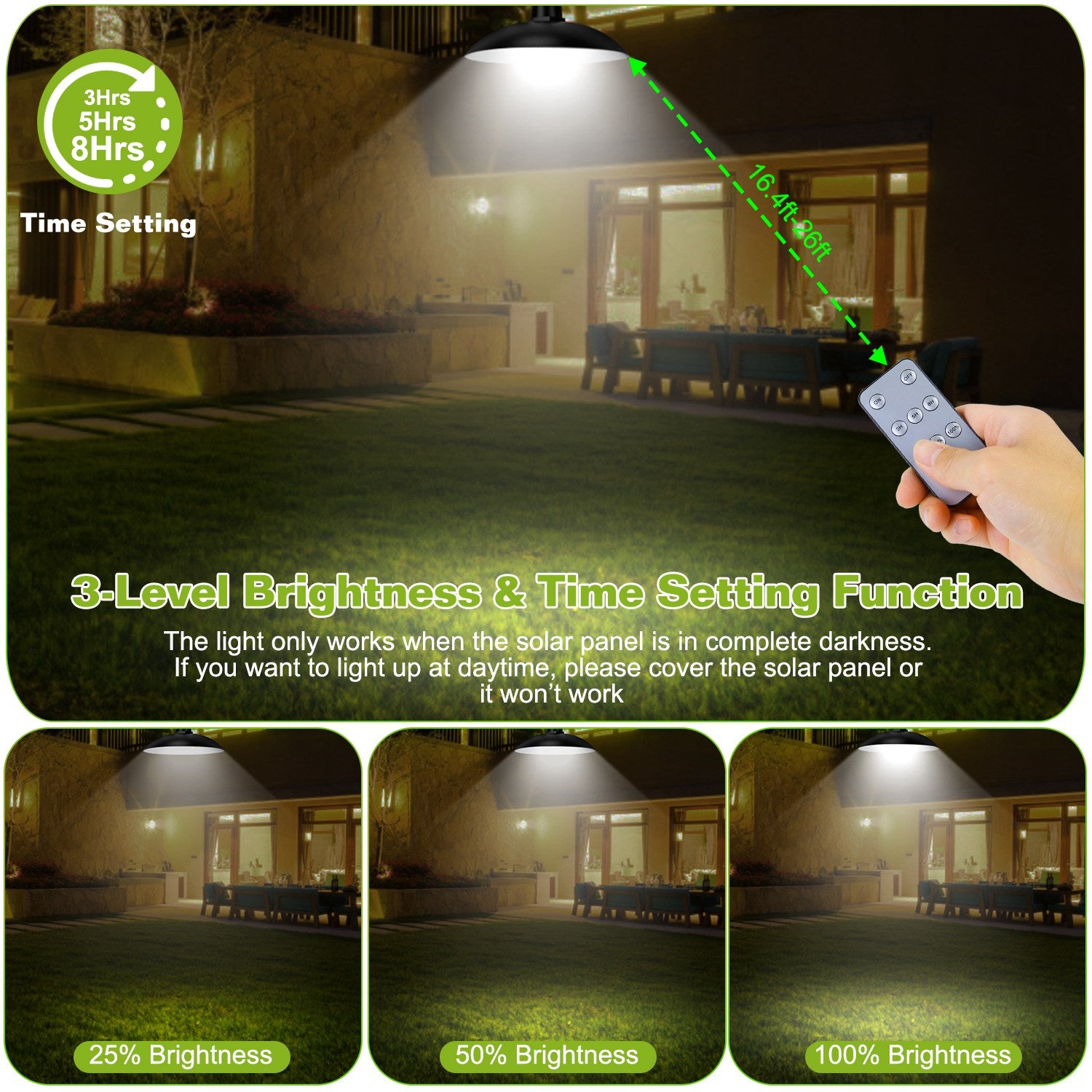 Solar Shed Light Sensor Hanging Lamp Cheap Sale Inexpensive