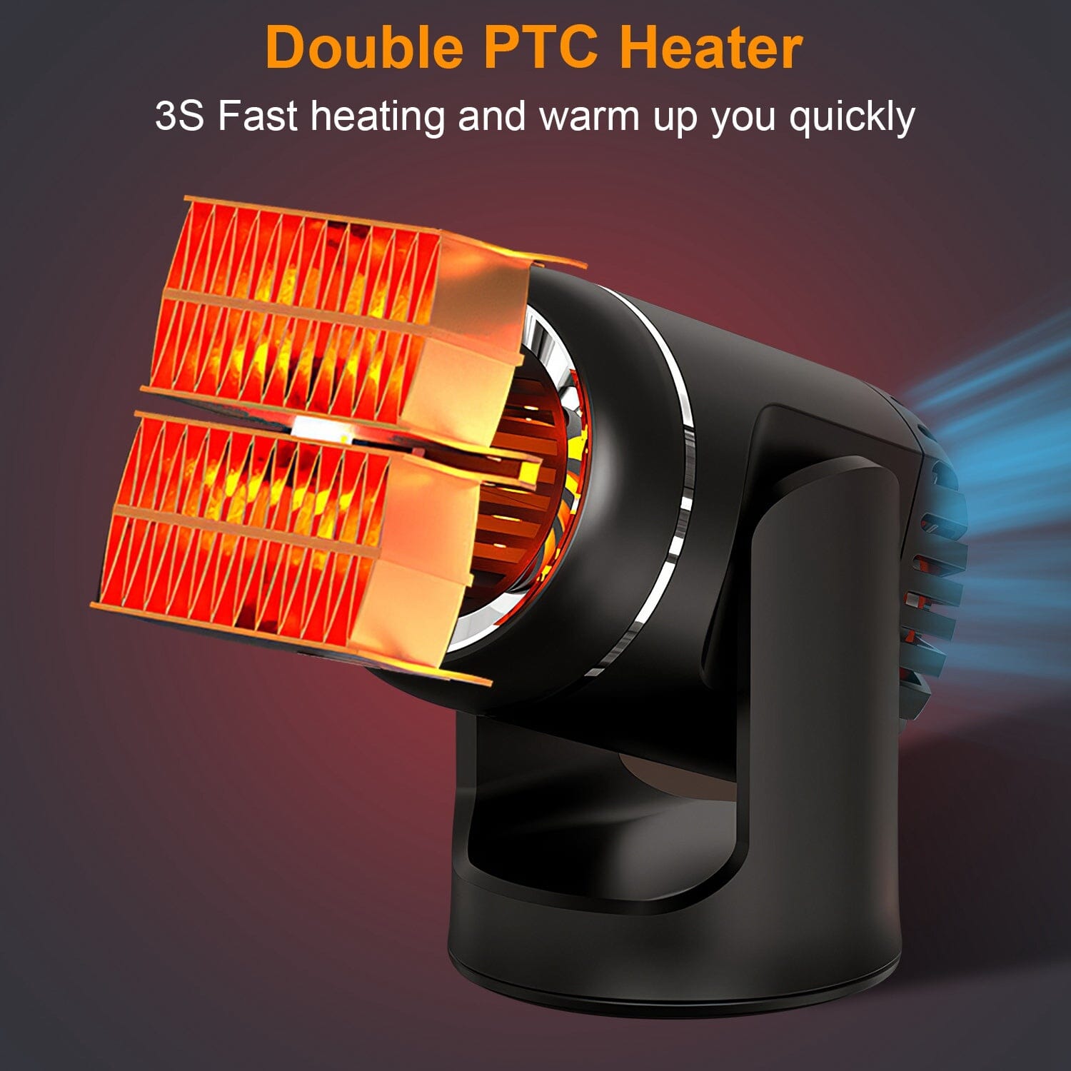 Portable Car Heater 2-in-1 Heating Cooling Fan Release Dates Sale Online