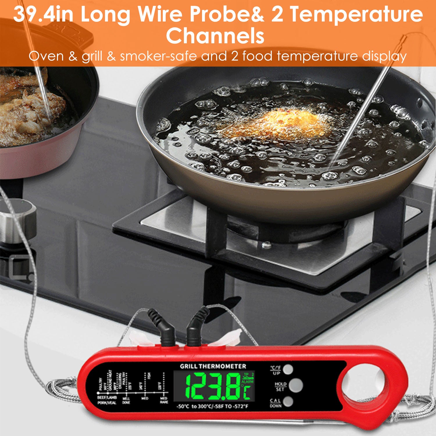 Digital Thermometer BBQ Meat Food Cooking Temperature Tester 100% Authentic Cheap Online