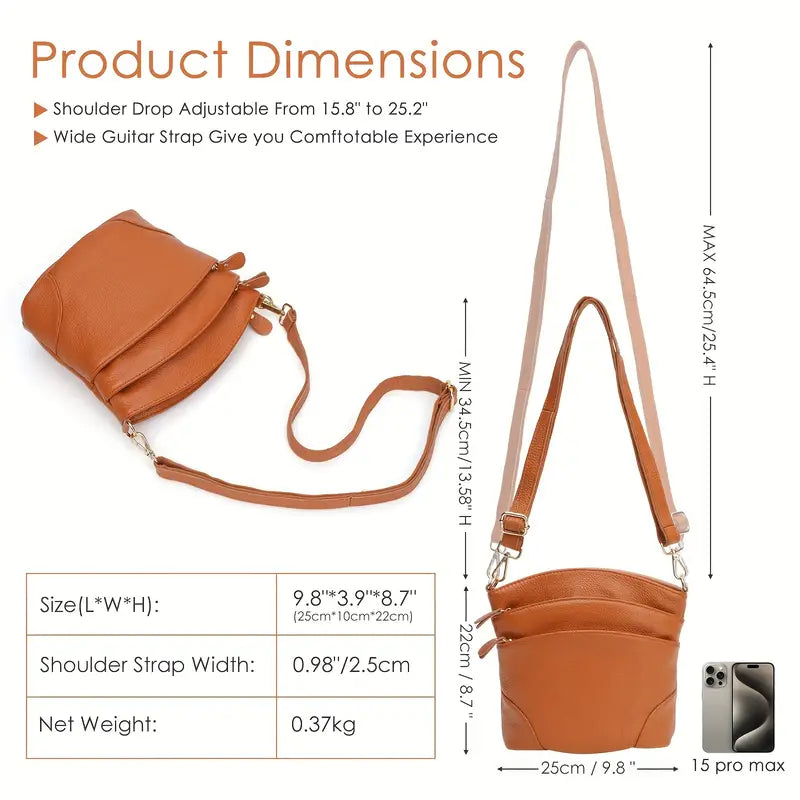 Premium Genuine Cowhide Leather Crossbody Bag Cheap Wiki