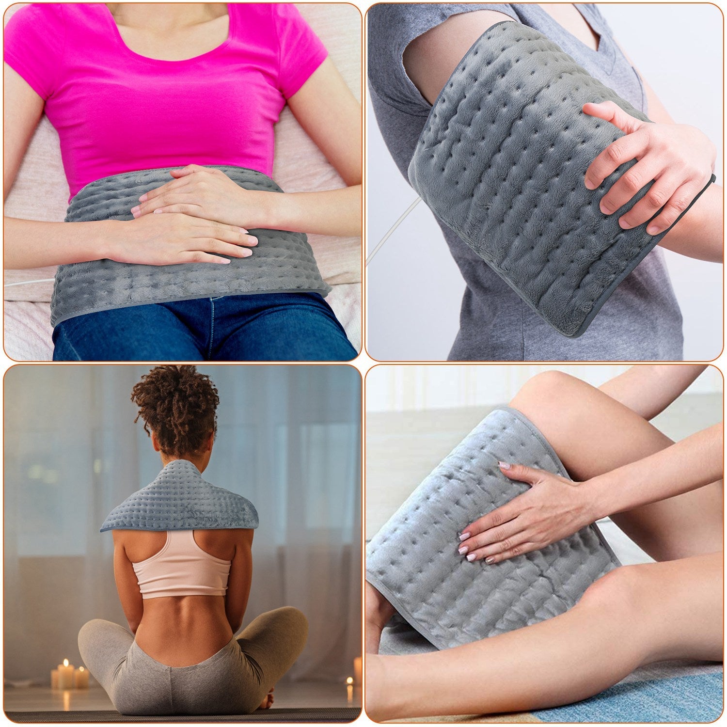 Electric Heating Pad with 9 Temperature Levels Free Shipping Inexpensive