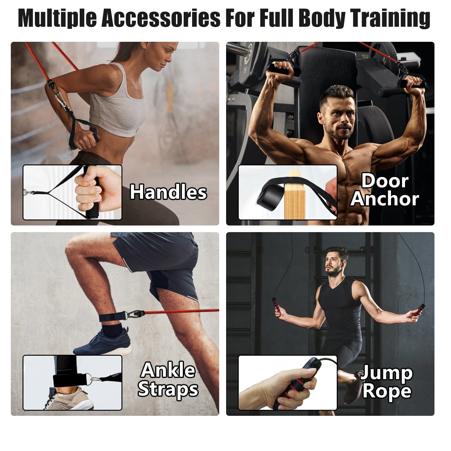 Multifunctional Push Up Board Home Strength Training Equipment with 15 Fitness Accessories Supply