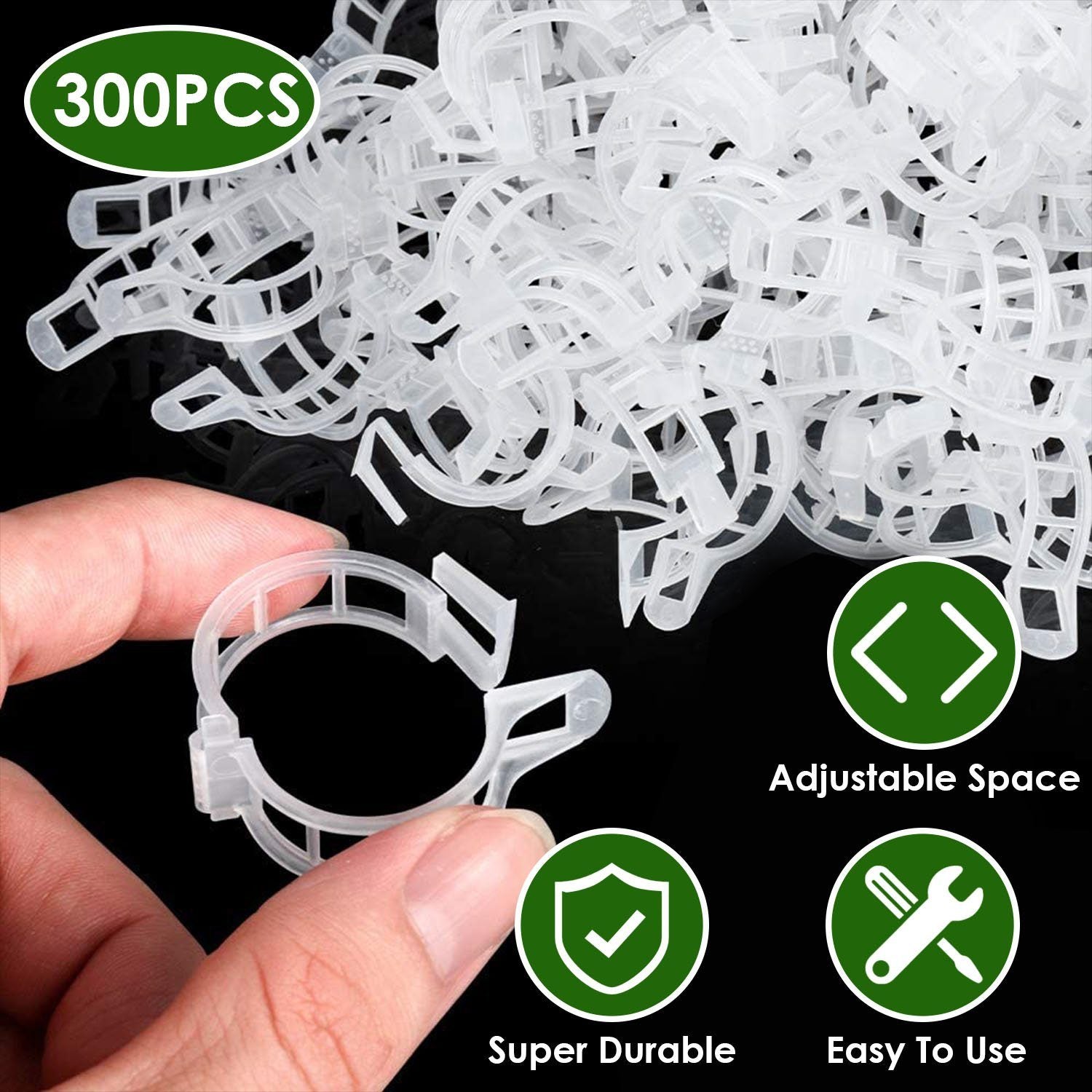 300-Pieces: Garden Plant Support Clips Purchase Cheap Pice