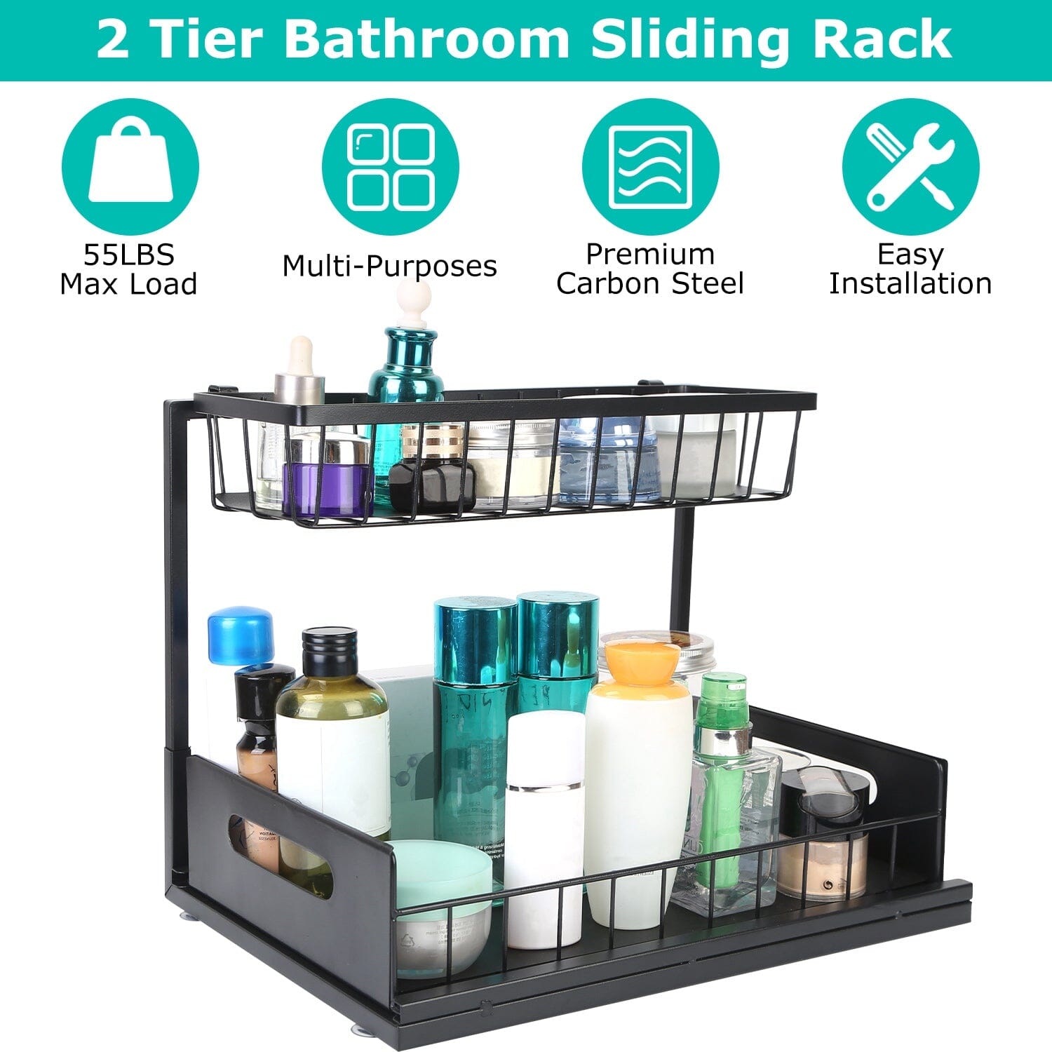 2-Tier Under Sink Organizer Pull Out Basket Storage Looking For Cheap Pice