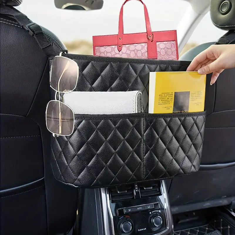 Stylish PU Leather Handbag Car-Mounted Storage Bag With Paypal For Sale