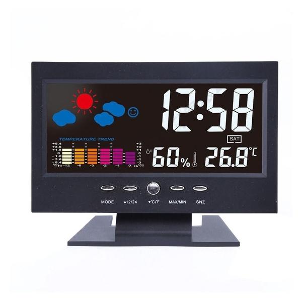 LCD Color Screen Digital Backlight Snooze Alarm Clock Clearance Store Sale Online