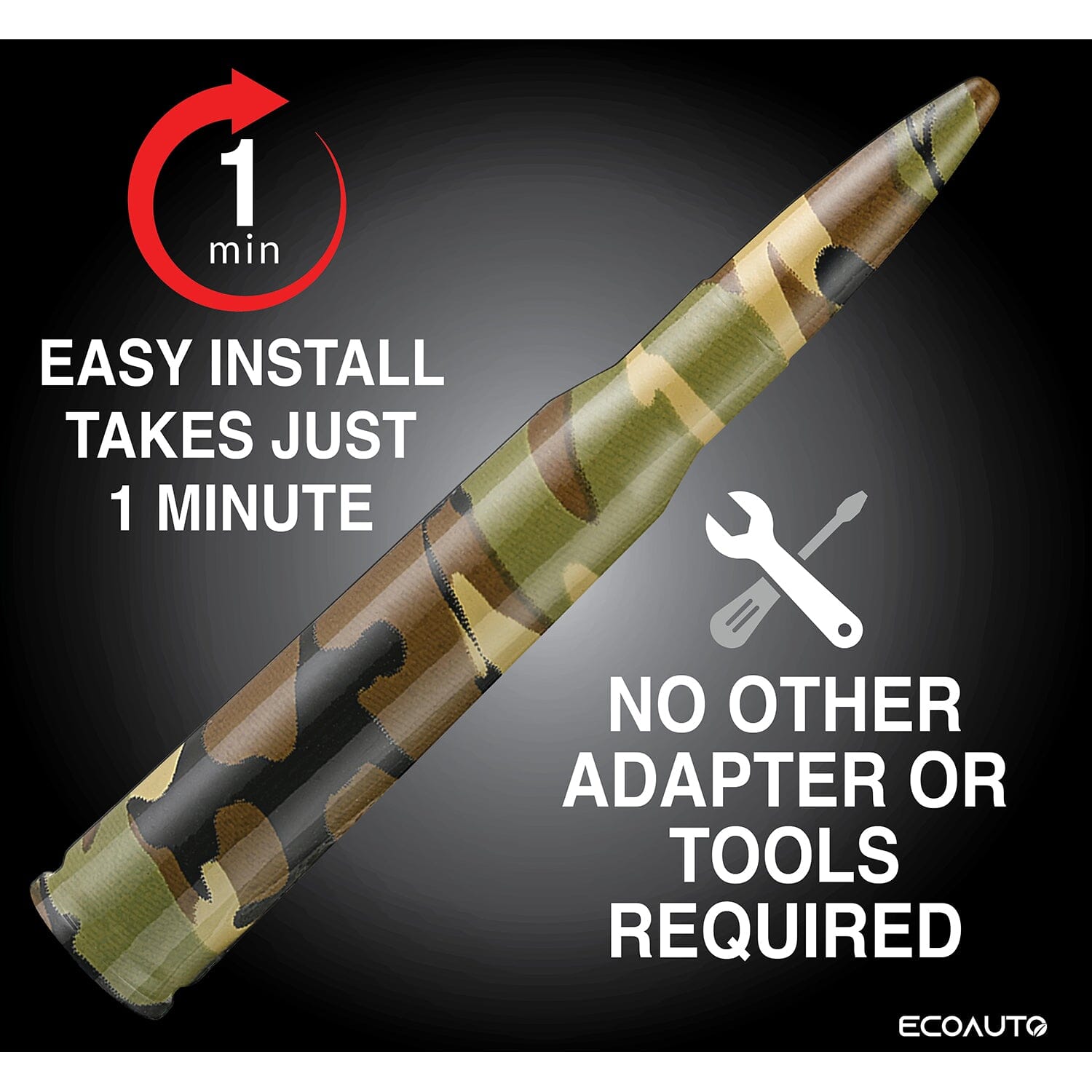 EcoAuto Badass Bullet Antenna Replacement Fits All Chevy & GMC Truck Big Discount Online