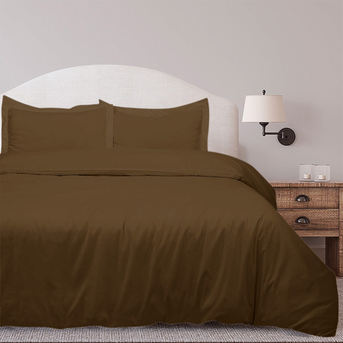 3-Piece Set: Royal Linens Double Brushed Full Duvet Covers With Zipper Closure Sale Outlet