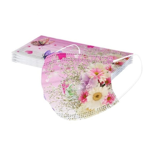 3-Ply Ear Loop Butterfly Printed Mask Reliable Online