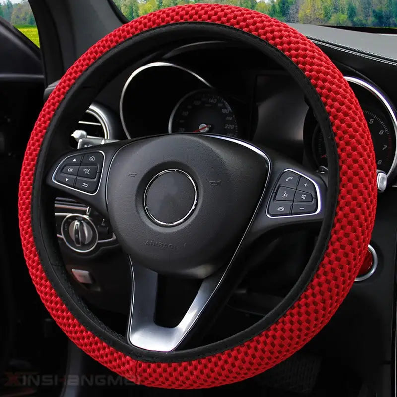 Carbon Fiber Sports Steering Wheel Cover Cheap Sale Manchester Great Sale