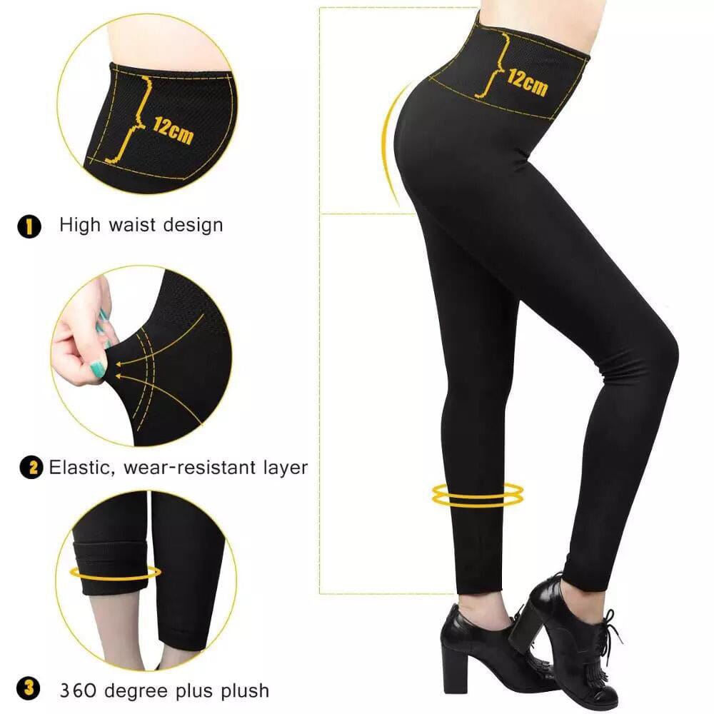 6-Pack: Women’s Extra Fleece Leggings High Waist Very Cheap Sale Online