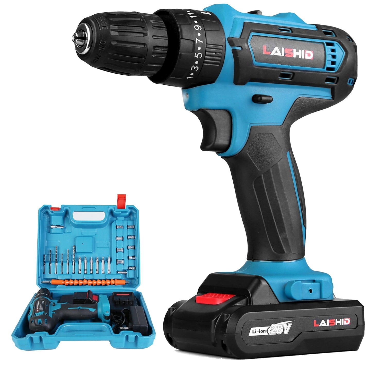 Cordless Drill Set with 2 Pieces 8V Batteries and Charger 2 Variable Speed 3/8In Keyless Chuck Quality From China Wholesale