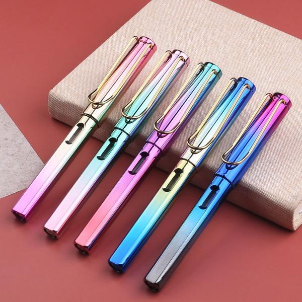 5-Pack: Fashion Color Student Office Fountain Pen School Stationery Supplies Ink Pens Big Sale