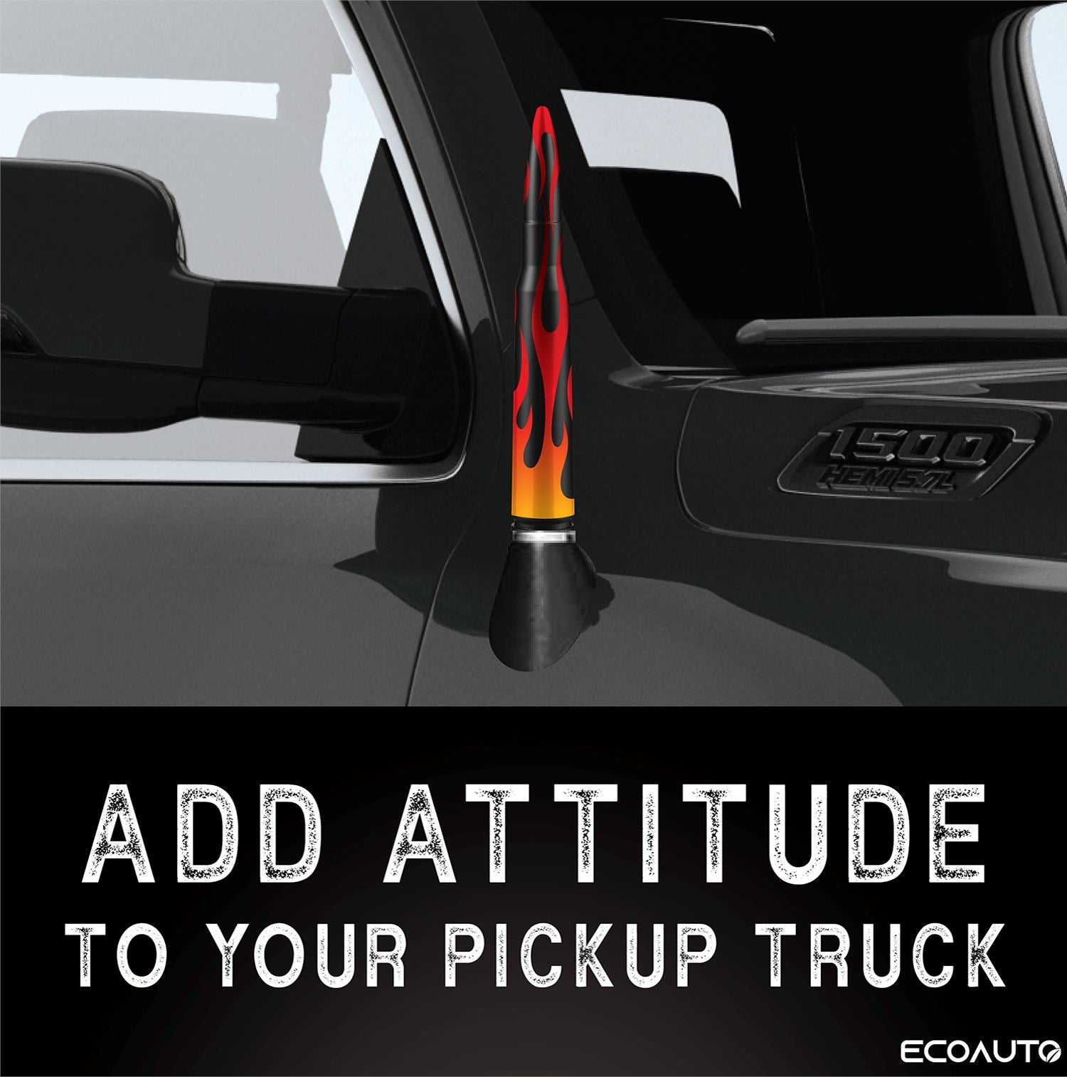 EcoAuto Badass Bullet Antenna Replacement Fits All Chevy & GMC Truck Big Discount Online