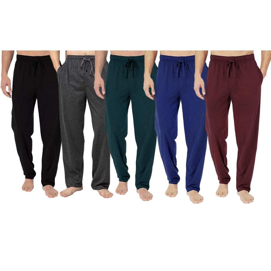 3-Pack: Men's Cotton Lounge Pants With Pockets Get Authentic For Sale