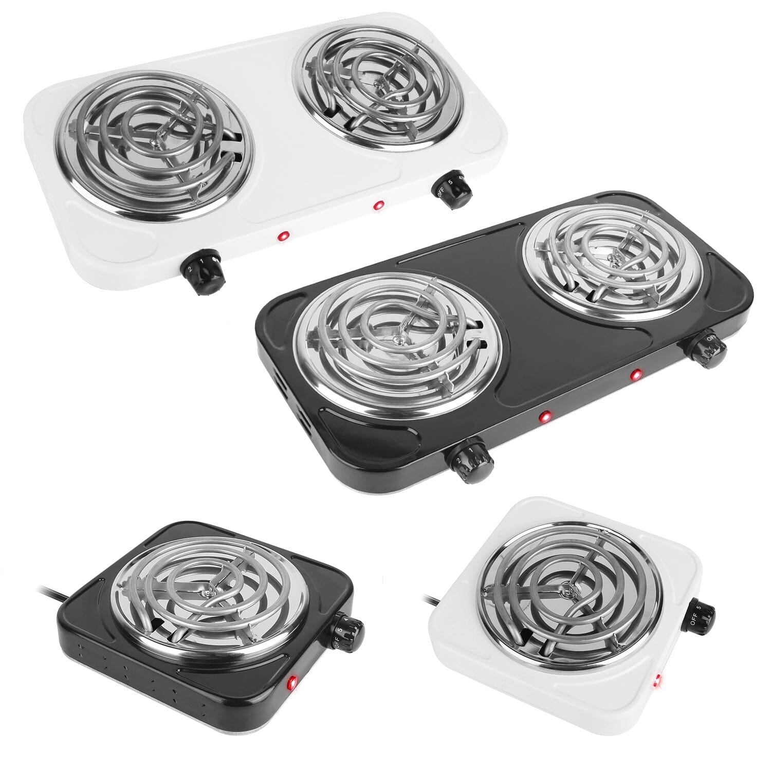 Portable Coil Heating Hot Plate Stove Countertop Manchester Great Sale Online