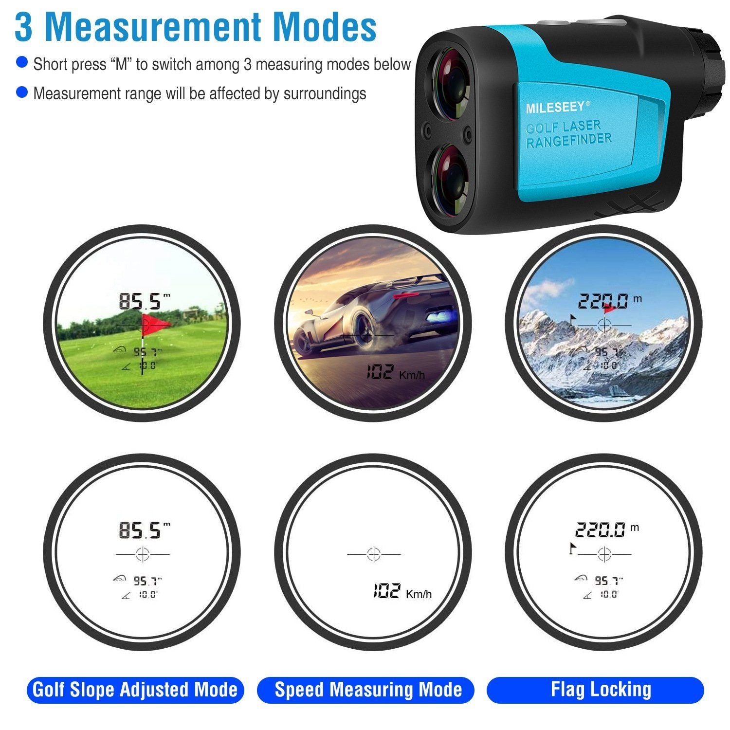 Mileseey Professional Precision Laser Golf Rangefinder Outlet Footlocker Finishline