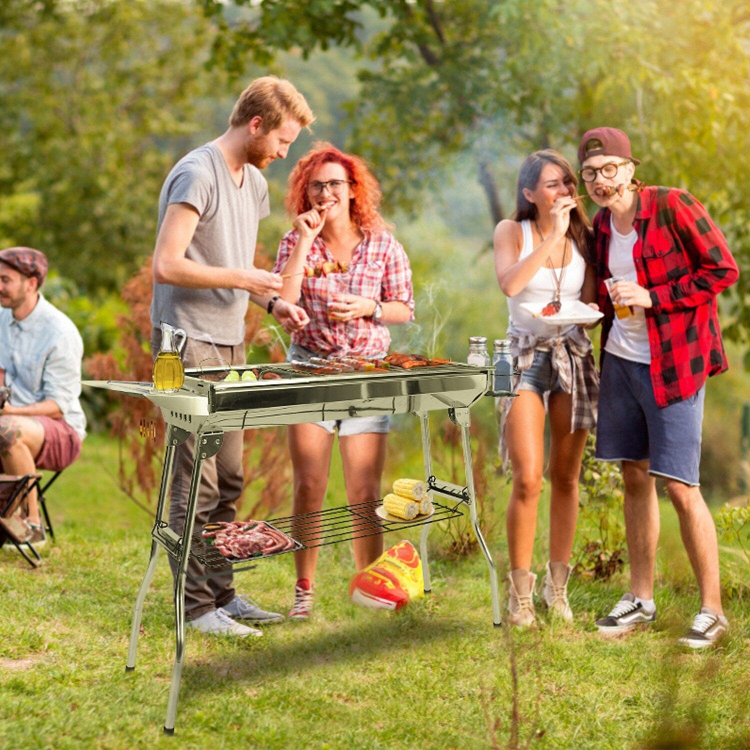 Foldable Portable Barbecue Grill Visit Sale Online