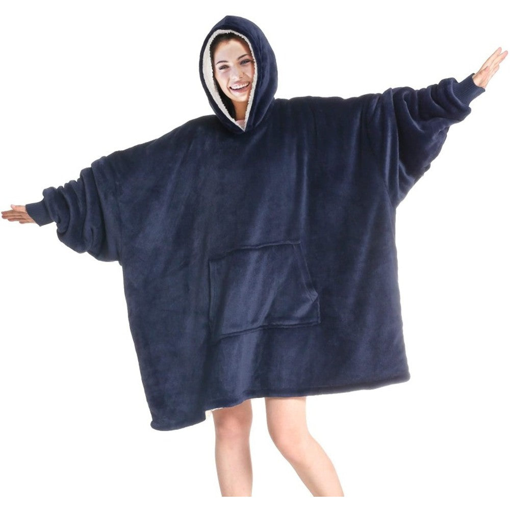 Unisex Oversized Sherpa Wearable Blanket Free Shipping With Paypal