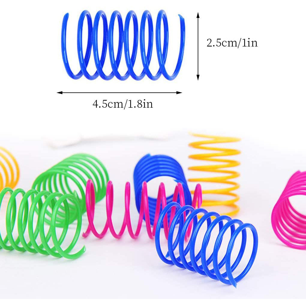 12-Piece: Cat Coil Spring Toy Popular Sale Online