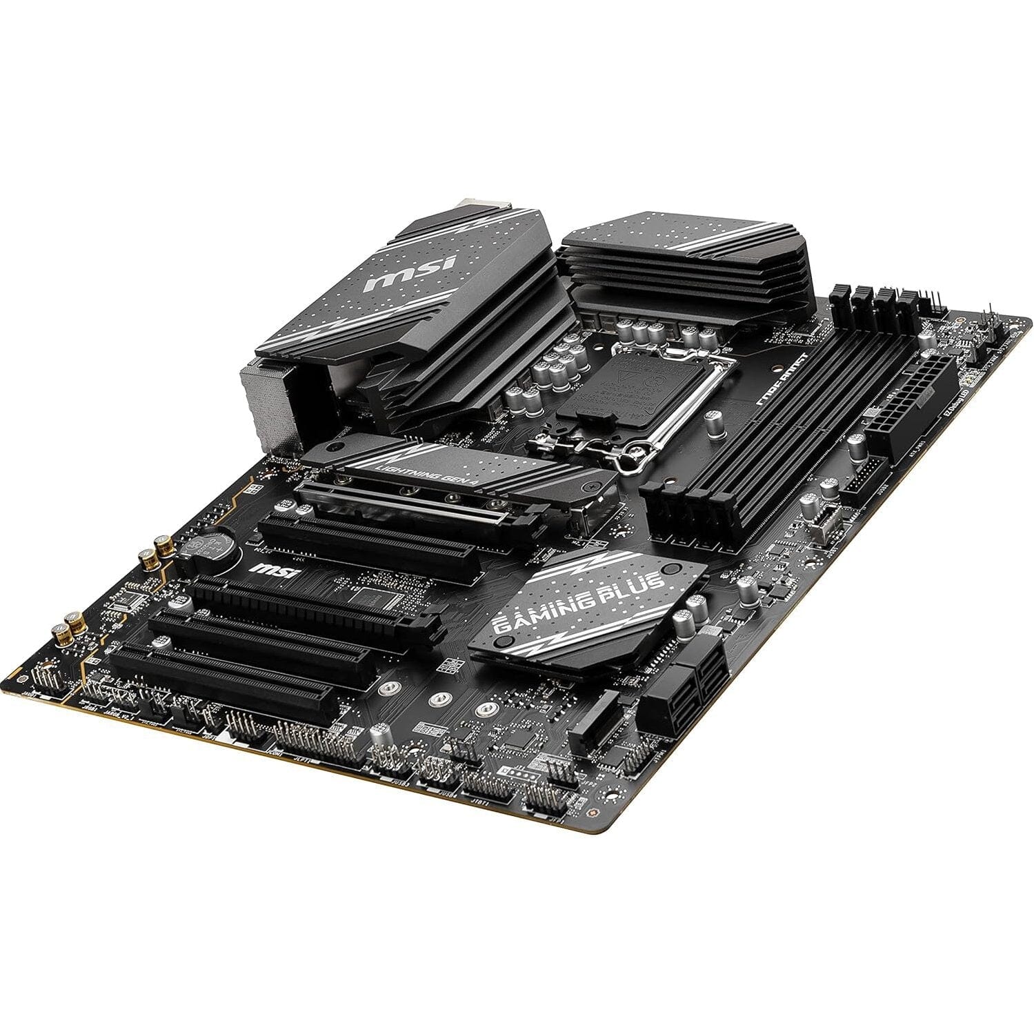 MSI B760 Gaming Plus WiFi Gaming Motherboard (Supports 12th/13th Gen Intel Processors, LGA 1700, DDR5, PCIe 4.0, M.2, 2.5Gbps LAN, USB 3.2 Gen2, Wi-Fi 6E, ATX) (Refurbished) Explore Cheap Pice