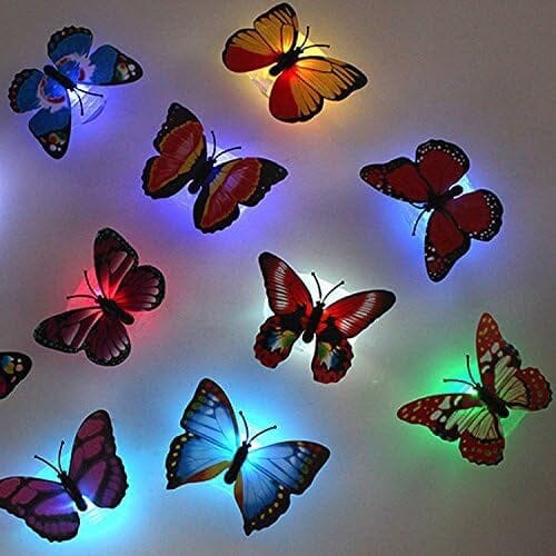 12-Pack: LED Butterfly Decoration Night Light Clearance Best Place