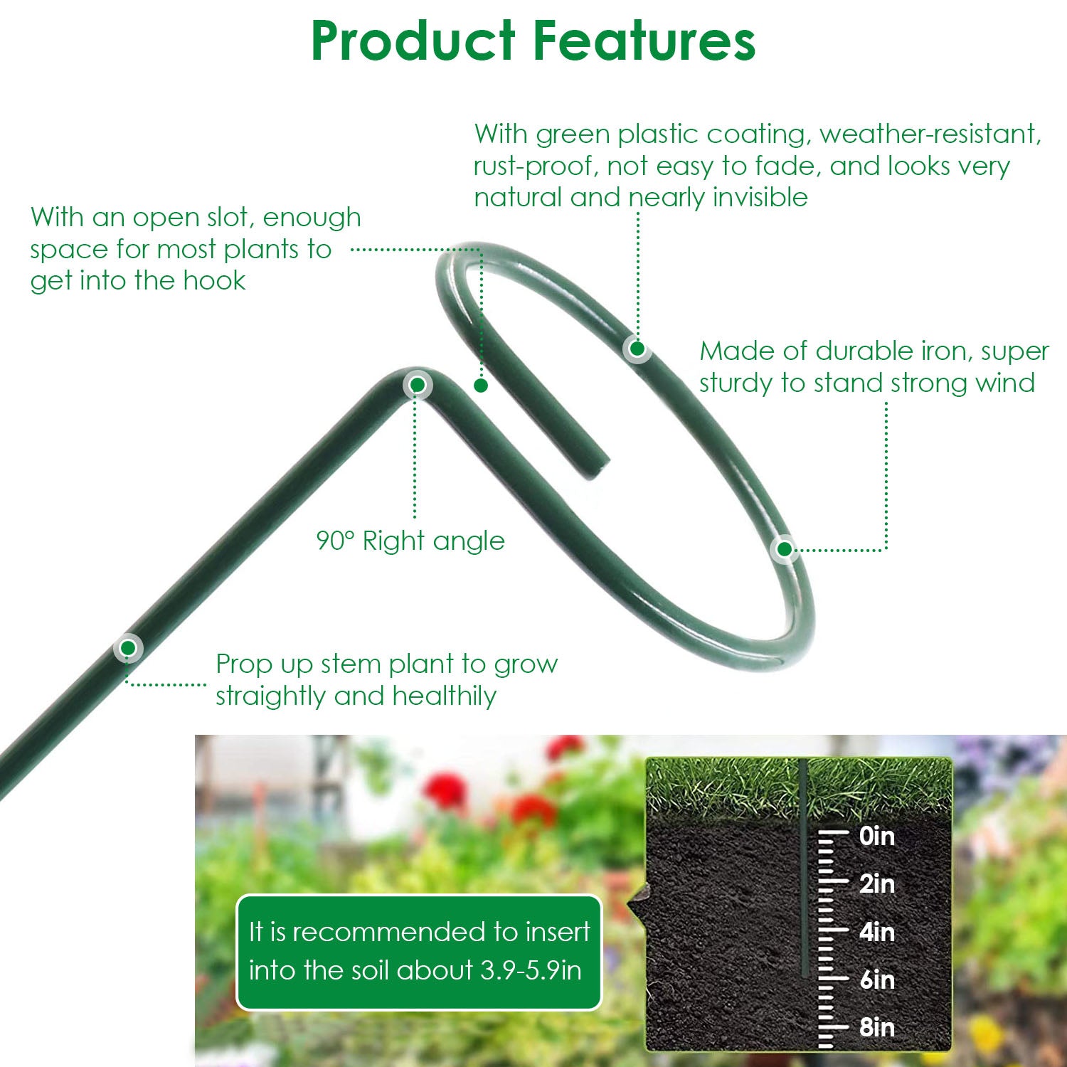 10-Pack: Plant Support Stake Buy Cheap Cost