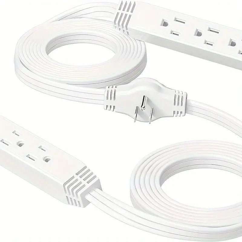 12-Foot Long Extension Cord Power Strip with 6 Feet on Each Side 13A 125V 1625W Sale Shop Offer