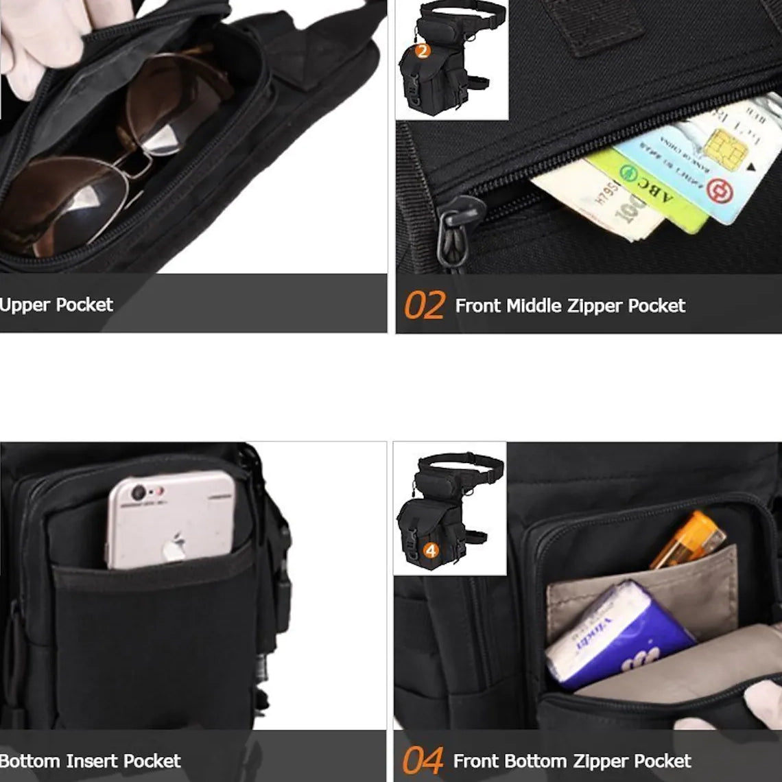 Multi-purpose Tactical Drop Leg Bag Tool Fanny Thigh Pack Top Quality Online