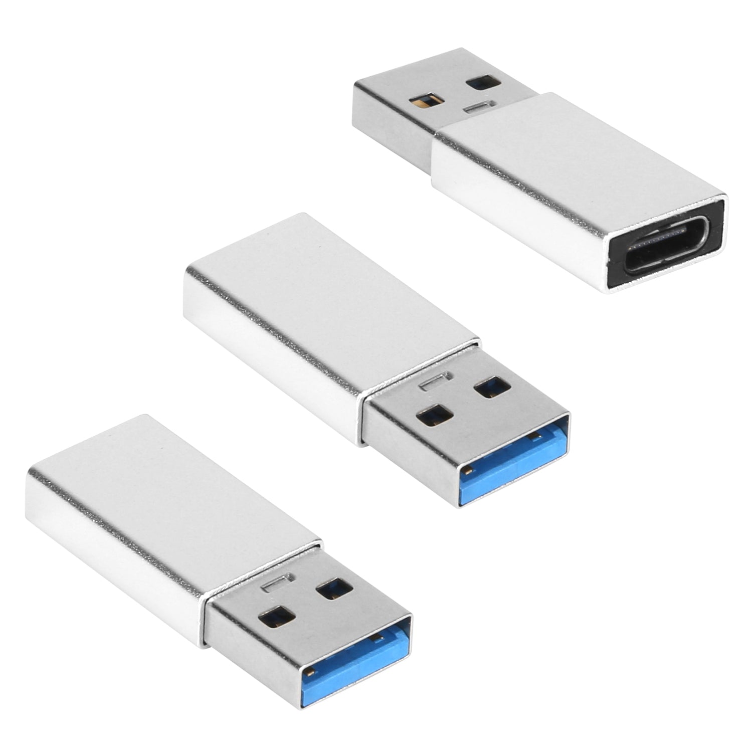 3-Packs: USB Type-C Male to USB A 3.0 OTG Male Port Converter Outlet Footlocker Finishline